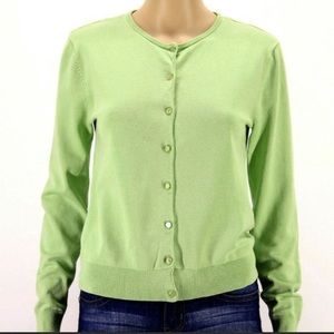 August silk cardigan